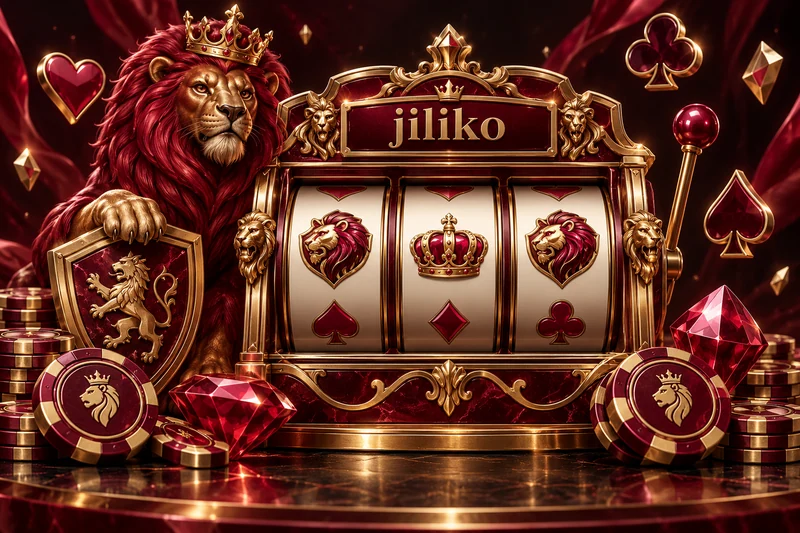 jiliko — orihinal na hero casino game concept art sa garnet red and champagne