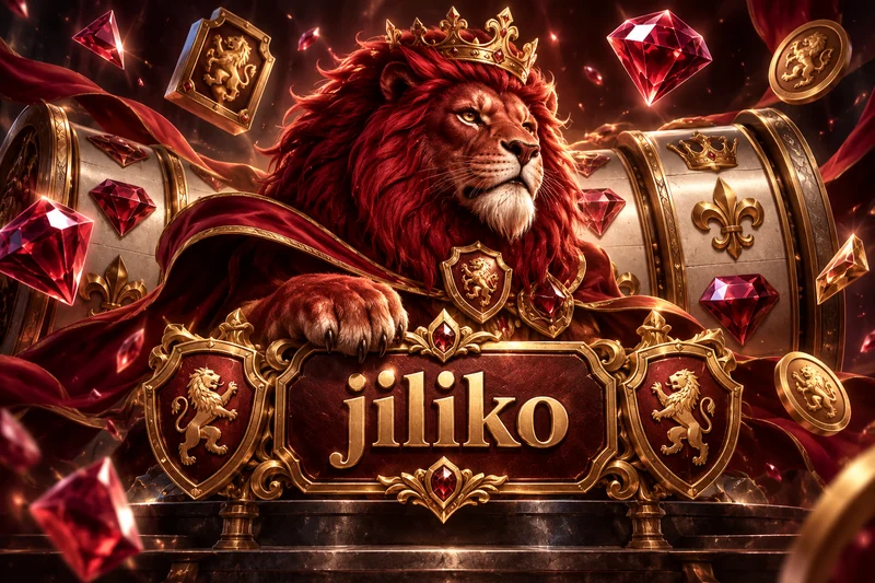 jiliko — orihinal na slots casino game concept art sa garnet red and champagne