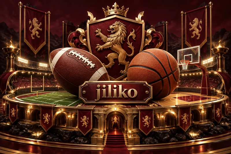 jiliko — orihinal na sports casino game concept art sa garnet red and champagne